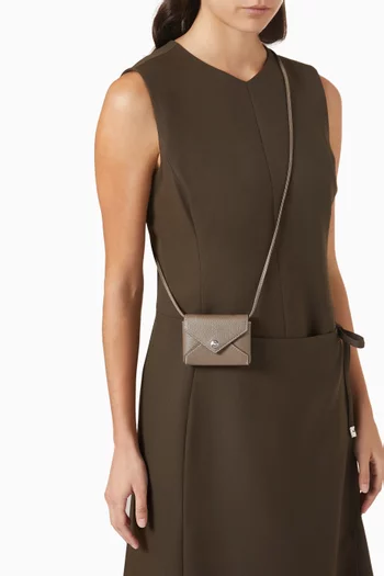 Lanyard Card Case in Leather