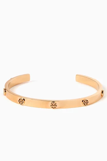 Thin Miller Stud Cuff in Gold-tone Stainless Steel