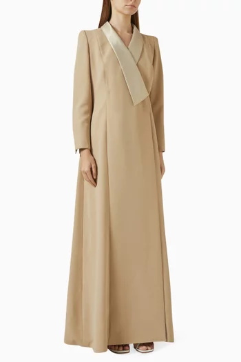 عباية بنمط جاكيت