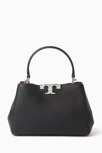 Mini Eleanor Satchel in Soft Pebbled Leather