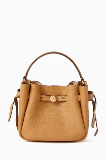 Romy Mini Bucket Bag in Leather