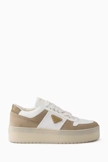 Downtown Bold Sneakers in Nappa & Suede