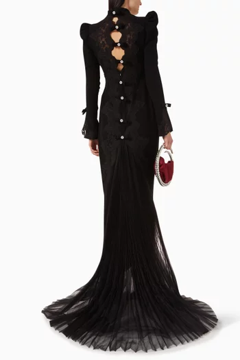 Victoria Gown in Stretch Crepe