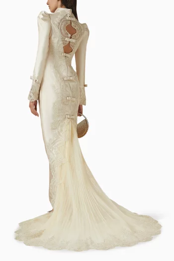 Column Maxi Dress in Satin