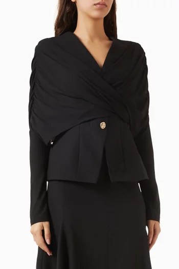 Criss-cross Drape Top