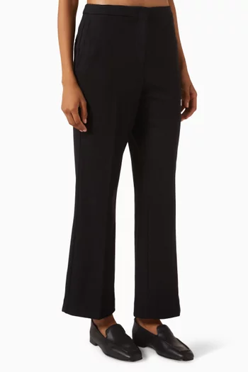 Straight-fit Pants in Wool-blend