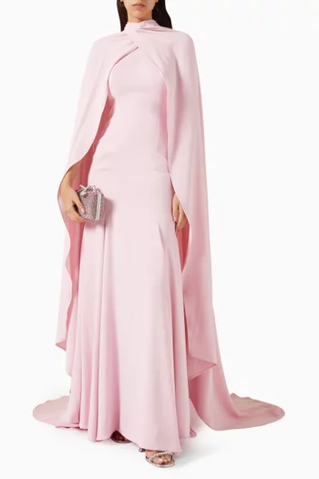 فستان سهرة كلارا بكاب كريب