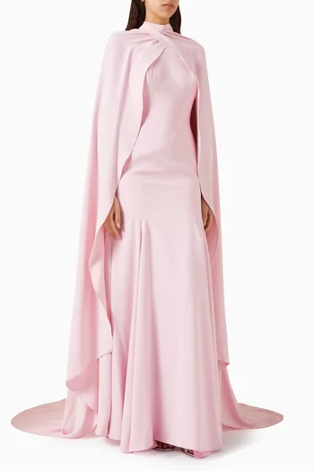 فستان سهرة كلارا بكاب كريب