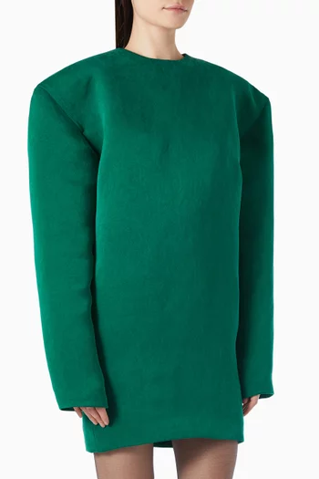 Boxy Mini Dress in Silk