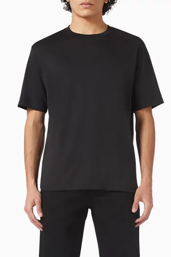 تي شيرت بقصة فضفاضة قطن جيرسيه