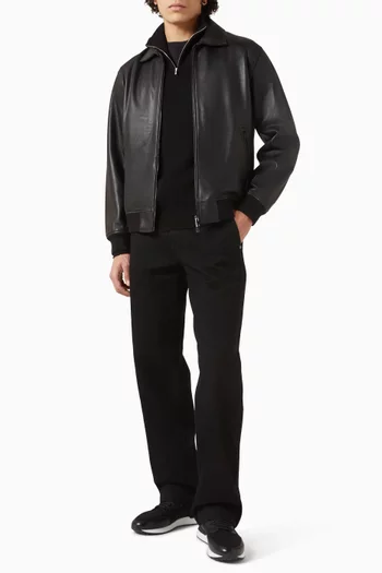 سترة هايلز بسحّاب قصير كشمير