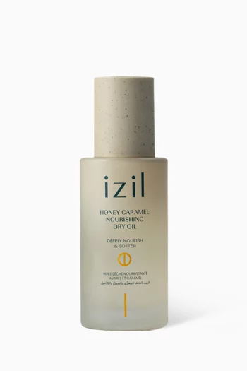 زيت جاف بعبير الكراميل والعسل لتغذية البشرة