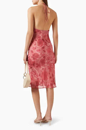 فستان إلكترا حرير شيفون