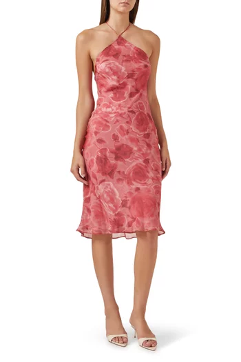 فستان إلكترا حرير شيفون