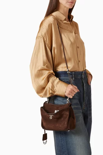 Mini Rodeo Handbag in Suede