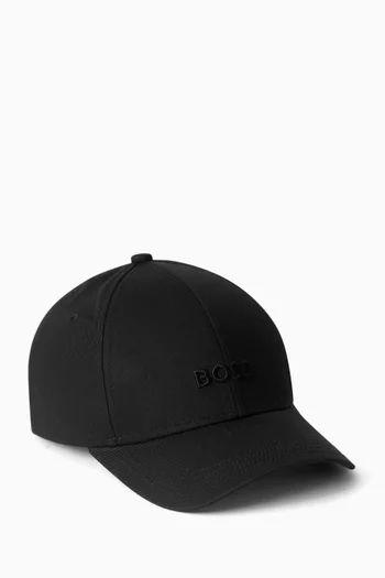 كاب بيسبول آري مطرز بشعار الماركة قطن