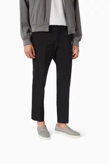 Slip-on Loafers in Canvas