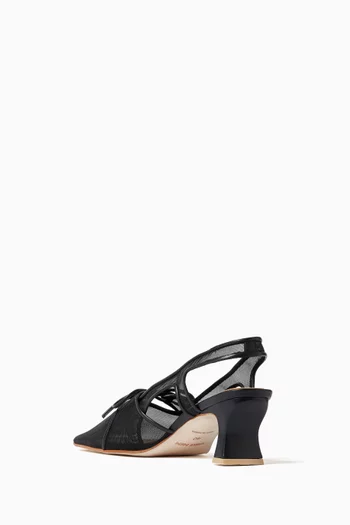Slingback Pumps in Mesh