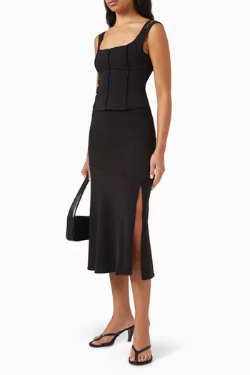 Dhalia Slip Skirt in Cotton Jersey