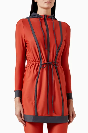 فستان سباحة تالي نايلون مطاطي