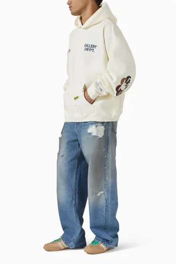 كنزة بغطاء رأس ستوديو قطن