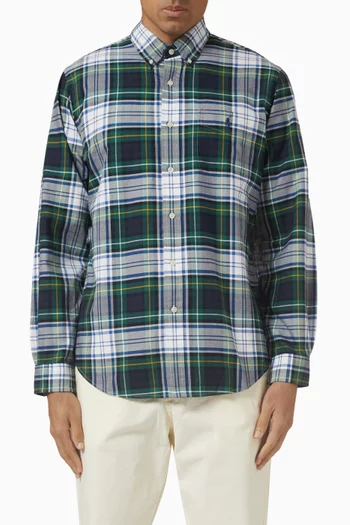 Plaid Shirt in Cotton