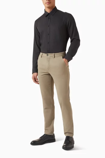 Kaiton Slim Pants in Cotton Twill