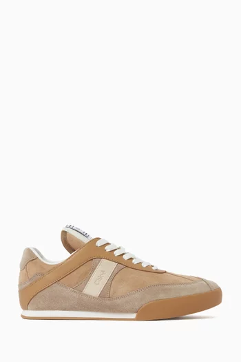 Kick Low-top Sneakers in Suede & Calfskin Leather