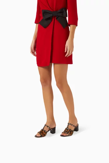 Rockstud 60 Slide Sandals in Pony Hair