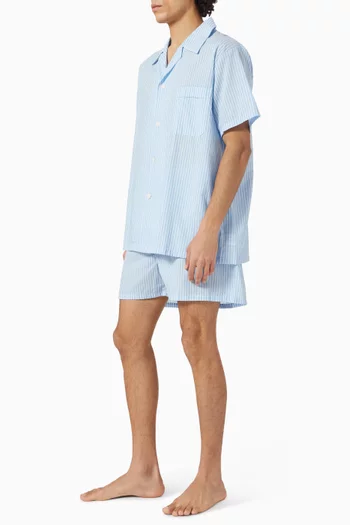 طقم بيجاما أمالفي 21 مخططة قطن