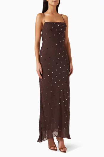 Arielle Embellished Slip Dress