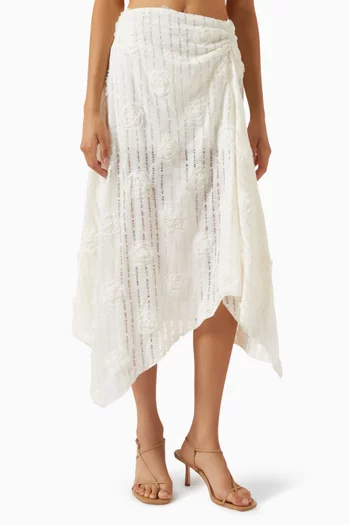  تنورة أميلي متوسطة الطول