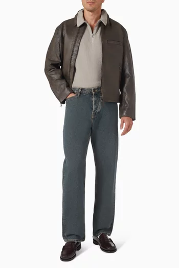 جاكيت ساكليف اكس جلد ماعز