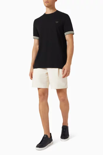 Mesh Taped Track Jacket in Cotton-blend