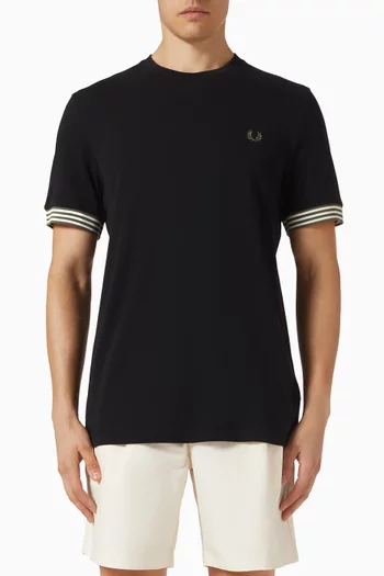 Mesh Taped Track Jacket in Cotton-blend