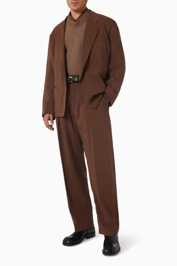 جاكيت بصف أزرار حرير سريع الجفاف ناعم