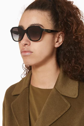 Square Sunglasses in Acetate