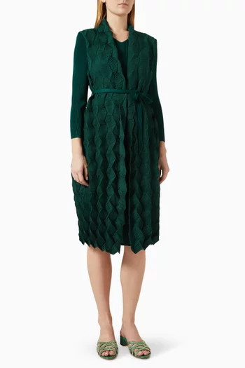 Paula Textured Overlay Dress