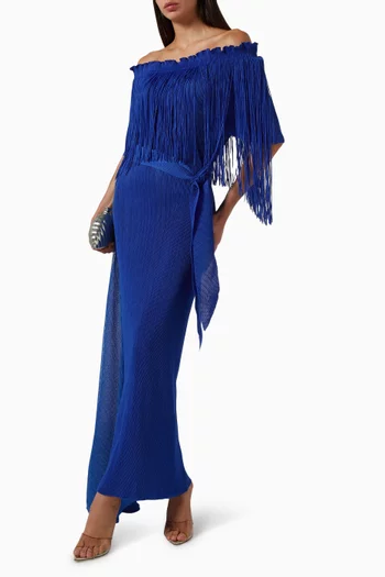 Leoni Fringe Maxi Dress