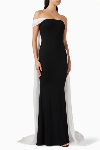 Aura Off-shoulder Gown