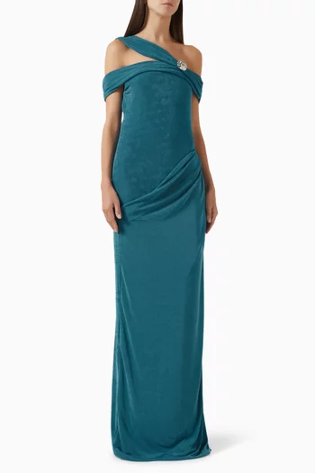 Plumeria Dress in Cotton Blend