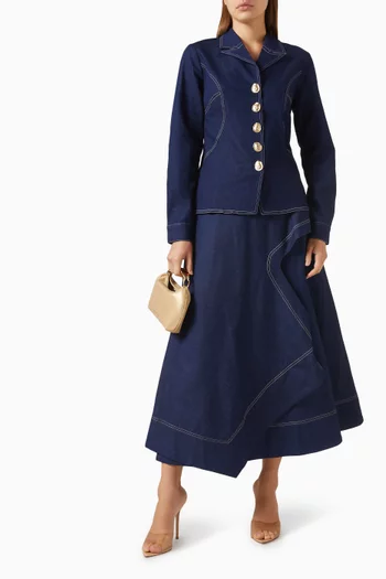 Mikel Co-ord Set in Denim