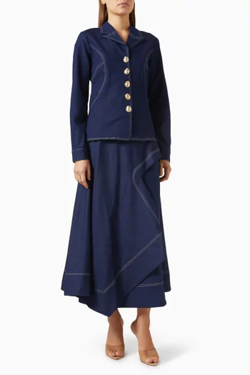 Mikel Co-ord Set in Denim