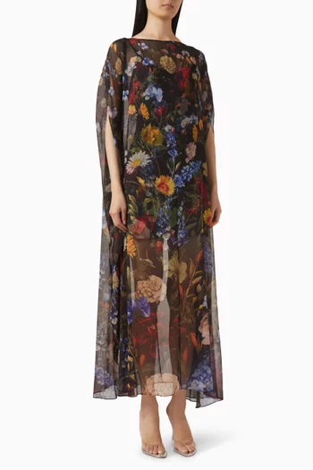 فستان لين بكاب شيفون