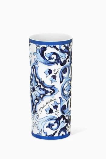 Cylindrical Porcelain Vase