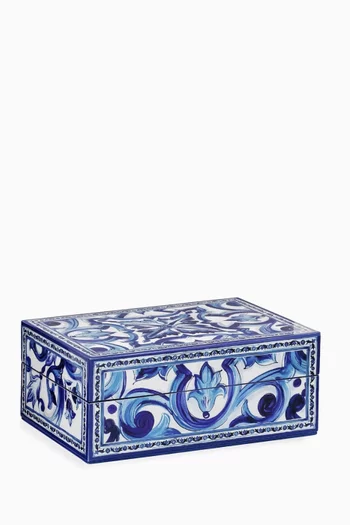 صندوق صغير بنقشة بلو ميديترانيو بليكسي جلاس