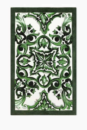 منشفة شاطئ بنقشة مايولكا قطن تيري