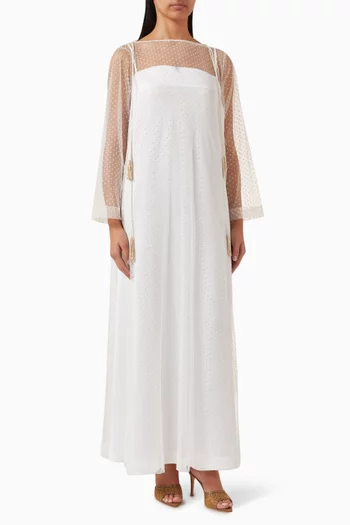 Bead-embellished Abaya