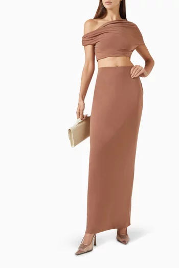 تنورة افري داي طويلة جيرسيه