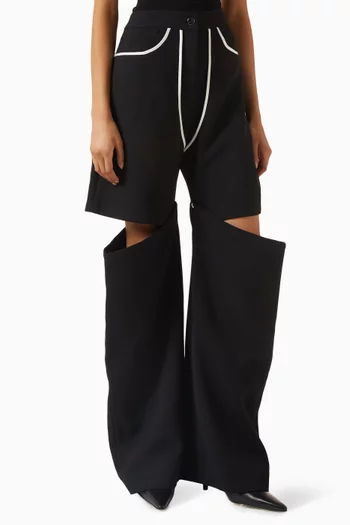 Emelio Cut-out Cargo Pants